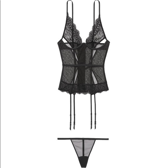 Victoria's Secret Other - VS Very Sexy Floral Embroidered Corset